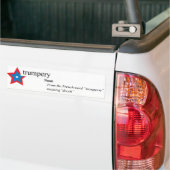 Autocollant frivole de Donald Trump Bumpery (y ?) (Sur camion)