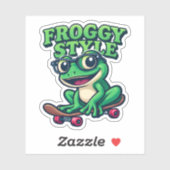 Autocollant Froggy Style (Feuille)