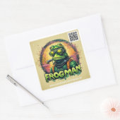 Autocollant Frogman #1 - feuille de 6 autocollants (Enveloppe)