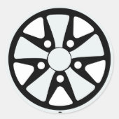 Autocollant Fuchs 5 boulons (Devant)