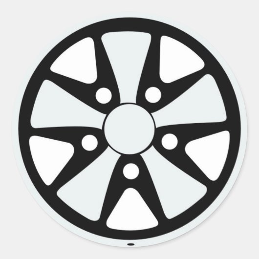 Autocollant Fuchs 5 boulons (Devant)