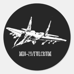 Autocollant Fulcrum MiG-29 de l'aéronef