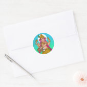 Autocollant Ganesha dansant (Enveloppe)