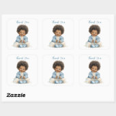Autocollant Garçon Afro-Américain (Feuille)
