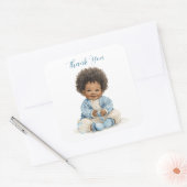 Autocollant Garçon Afro-Américain (Enveloppe)