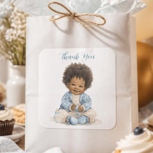 Autocollant Garçon Afro-Américain