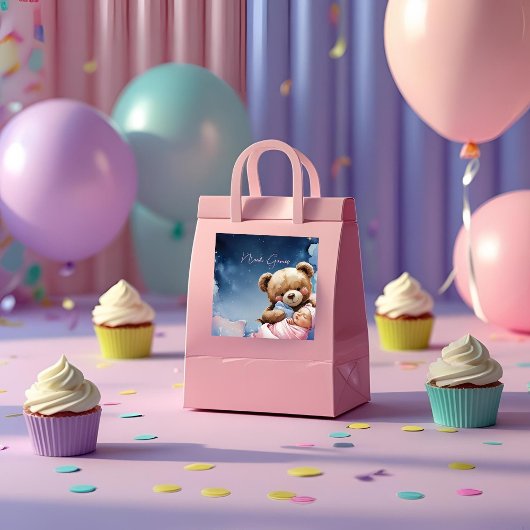 Autocollant Garçon Bébé Étoile Brillante 