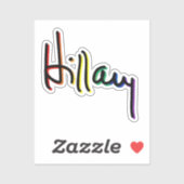Autocollant Gay Pride Hillary Clinton (Feuille)