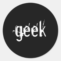 autocollant geek