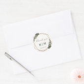 autocollant géométrique floral (Enveloppe)