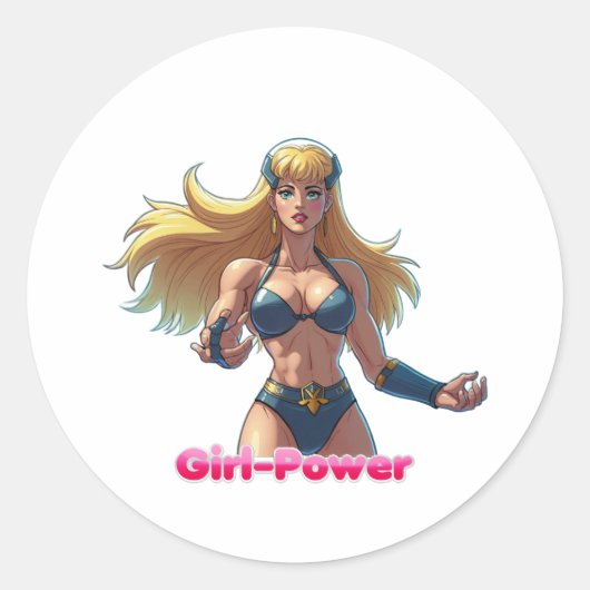 Autocollant Girl-Power (Devant)