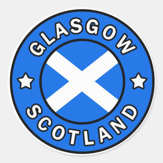 Autocollant Glasgow Scotland (Devant)