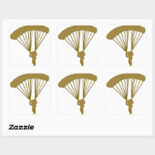 Autocollant Gold Fallschirm (Feuille)