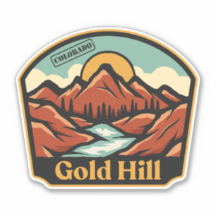Autocollant Gold Hill, Colorado