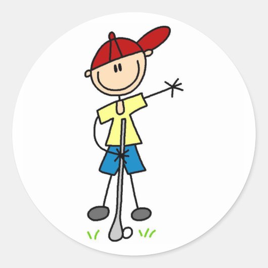 Autocollant Golf Boy (Devant)