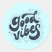 Autocollant Good Vibes (Devant)