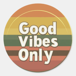 Autocollant Good Vibes uniquement