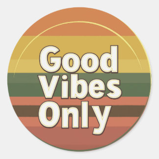 Autocollant Good Vibes uniquement