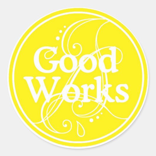 Autocollant Good Works (Devant)