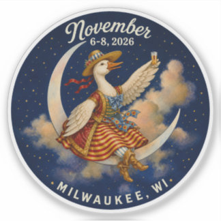Autocollant Goose the Band - Milwaukee 2026 - Tour