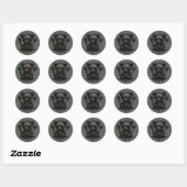 Autocollant gothique Teddy Bear (Feuille)