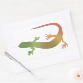 Autocollant Gradient Orange et Green Gecko (Enveloppe)