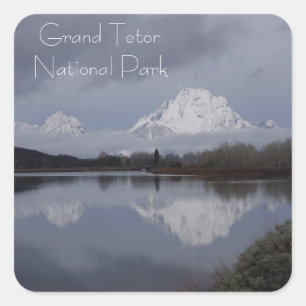 Autocollant grand de parc national de Teton