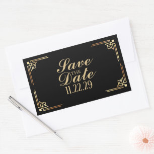 Autocollant grand format pour sauvegarde de date p