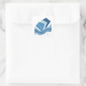 Autocollant graphique argenté brillant WATERFALL (Sac)