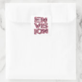 Autocollant graphique ENVISION rose vif (Sac)