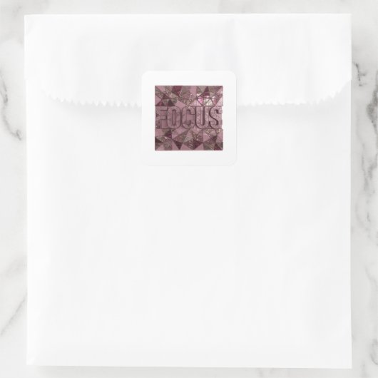 Autocollant graphique FOCUS rose mignon (Sac)