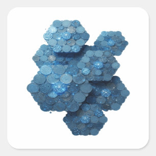 Autocollant graphique Original Blue BLUE COINS