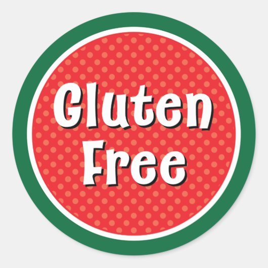 Autocollant gratuit Gluten Holiday (Devant)
