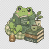 Autocollant Grenouille d'un Chapitre de Plus | Amo (Devant)