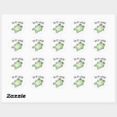 Autocollant Grenouille Fais-le Plus Tard Mignon Gr (Feuille)