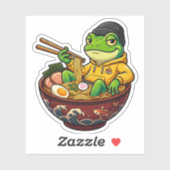 Autocollant Grenouille Ramen (Feuille)