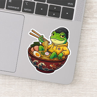 Autocollant Grenouille Ramen