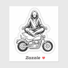 Autocollant Grim Reaper Zen — Autocollant Motard M