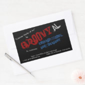 Autocollant Groovyal (Enveloppe)