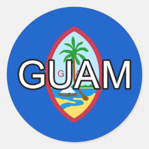 Autocollant Guam Euro