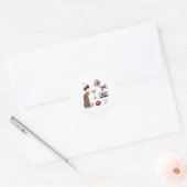 Autocollant guépard (Enveloppe)