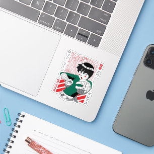 💪 Autocollant Guerrier Vert – Ninja Inspiré de l'