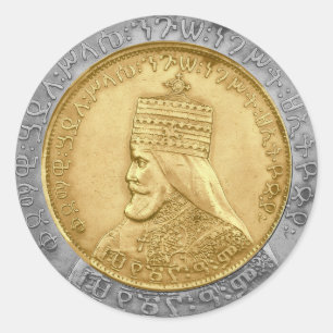 Autocollant Haile Selassie Jah Rastafari Royal Roo