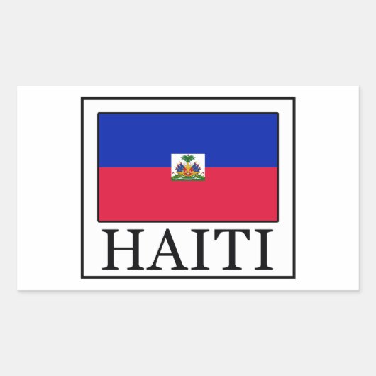 Autocollant Haïti (Devant)
