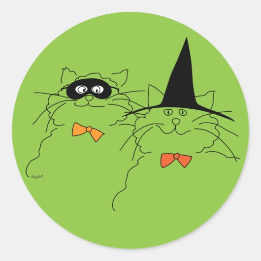 Autocollant Halloween Catty (Devant)