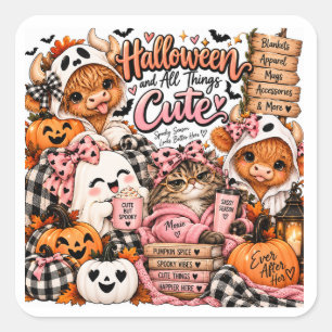 Autocollant Halloween et tout ce qui est mignon