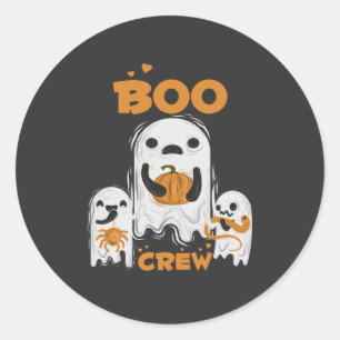 Autocollant Halloween Fantôme Boo Crew
