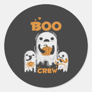Autocollant Halloween Fantôme Boo Crew
