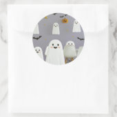 Autocollant Halloween Gentil Fantôme (Sac)
