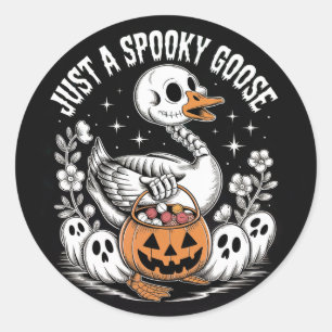 Autocollant Halloween Just A Spooky Goose – Drôle
